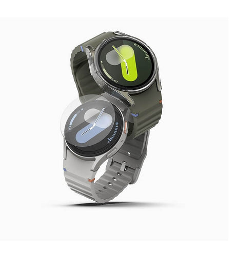 Калъф с Протектор за Samsung Watch 7 44mm, Ringke Slim Tempered Glass Case, Прозрачен (3)