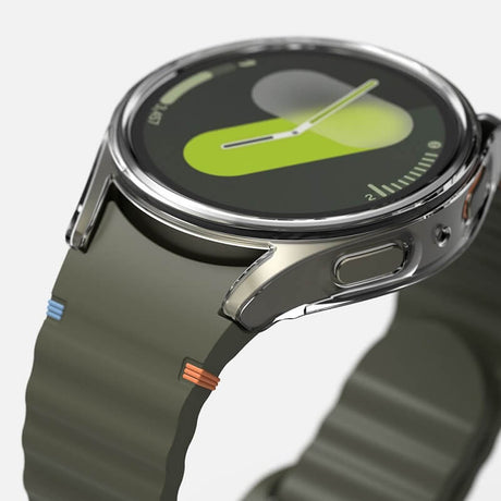 Калъф с Протектор за Samsung Watch 7 44mm, Ringke Slim Tempered Glass Case, Прозрачен (5)