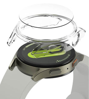 Калъф с Протектор за Samsung Watch 7 44mm, Ringke Slim Tempered Glass Case, Прозрачен
