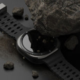 Калъф с Протектор за Samsung Watch Ultra 47 mm, Ringke Slim Tempered Glass Case Titanium, Черен (7)