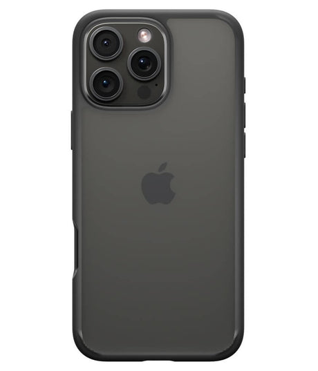 Противоударен Калъф за iPhone 16 Pro Max, Spigen Ultra Hybrid Case, Черен (5)