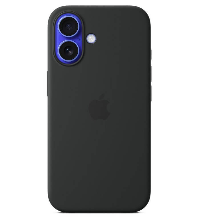 Оригинален Силиконов Калъф за iPhone 16, Silicone Magsafe Case MYY13ZM/A, Черен