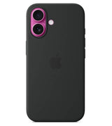 Оригинален Силиконов Калъф за iPhone 16, Silicone Magsafe Case MYY13ZM/A, Черен (2)