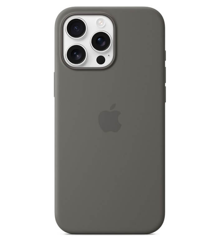 Оригинален Силиконов Калъф за iPhone 16 Pro Max, Silicone Magsafe Case MYYV3ZM/A, Сив (2)