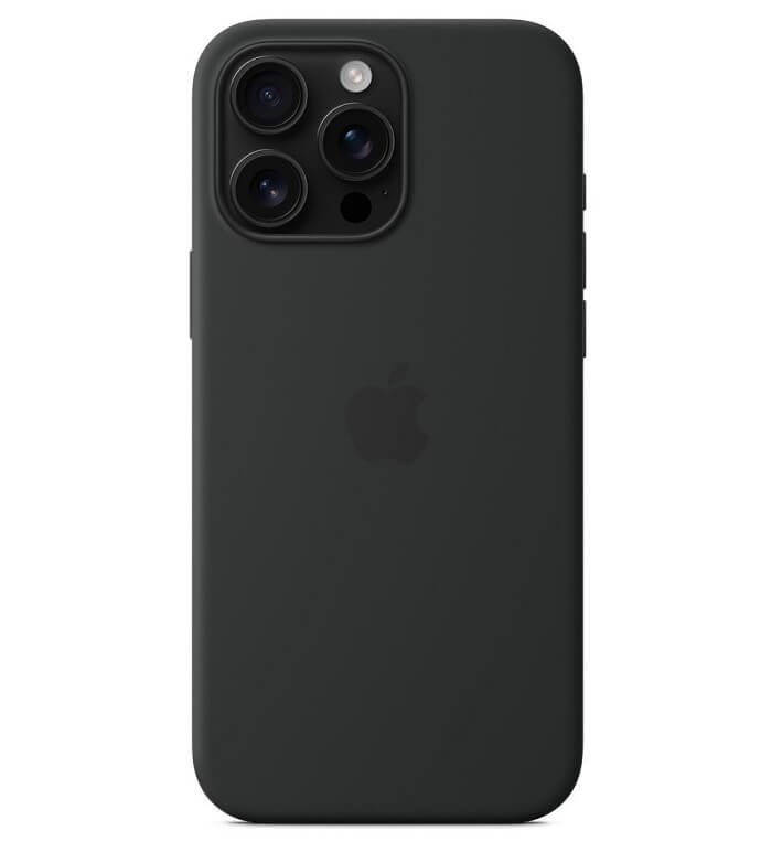 Оригинален Силиконов Калъф за iPhone 16 Pro Max, Silicone Magsafe Case MYYT3ZM/A, Черен (4)