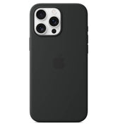 Оригинален Силиконов Калъф за iPhone 16 Pro, Silicone Magsafe Case MYYJ3ZM/A, Черен (3)