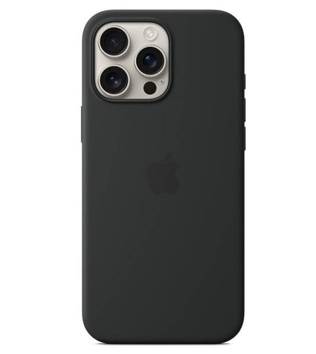Оригинален Силиконов Калъф за iPhone 16 Pro, Silicone Magsafe Case MYYJ3ZM/A, Черен (2)