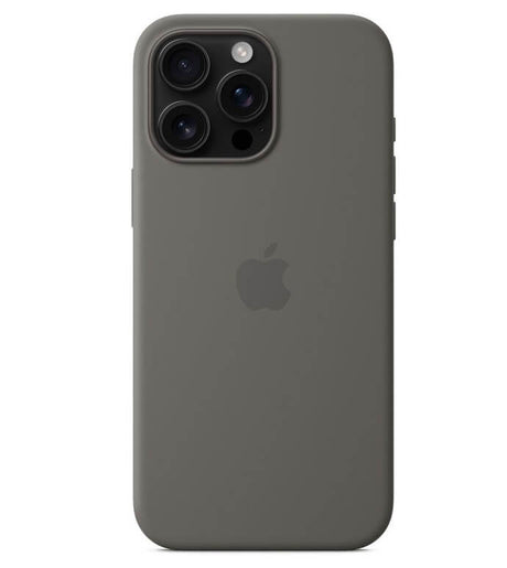 Оригинален Силиконов Калъф за iPhone 16 Pro, Silicone Magsafe Case MYYL3ZM/A, Сив (3)