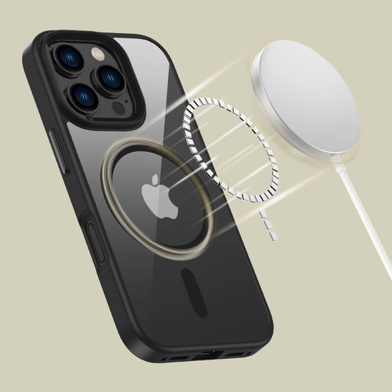 Magsafe Калъф за iPhone 16 Pro Max, Tech-Protect MagMat1 Case, Черен (2)