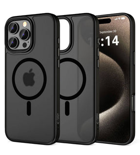 Magsafe Калъф за iPhone 16 Pro Max, Tech-Protect MagMat Case, Черен