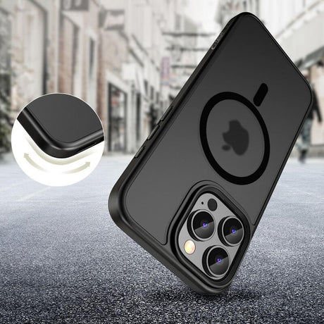 Magsafe Калъф за iPhone 16 Pro Max, Tech-Protect MagMat Case, Черен (2)