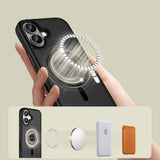 Magsafe Калъф за iPhone 16, Tech-Protect MagMat Case, Черен (4)
