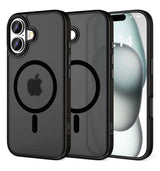 Magsafe Калъф за iPhone 16, Tech-Protect MagMat Case, Черен