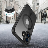 Magsafe Калъф за iPhone 16, Tech-Protect MagMat Case, Прозрачен (3)