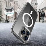 Magsafe Калъф за iPhone 16 Pro, Tech-Protect Hybrid FlexAir Clear Case, Прозрачен (2)
