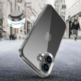 Калъф за iPhone 16, Tech-Protect FlexAir Hybrid Clear Case, Прозрачен (2)