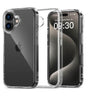 Калъф за iPhone 16, Tech-Protect FlexAir Hybrid Clear Case, Прозрачен