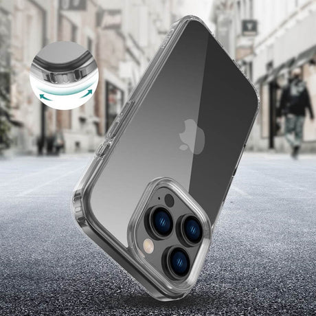 Калъф за iPhone 16 Pro Max, Tech-Protect FlexAir Hybrid Clear Case, Прозрачен (3)