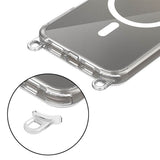 Magsafe Калъф с Връзка за iPhone 16 Pro Max, Tech-Protect FlexAir Chain Case, Прозрачен (3)