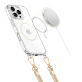 Magsafe Калъф с Връзка за iPhone 16 Pro Max, Tech-Protect FlexAir Chain Case, Прозрачен (2)