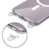 Magsafe Калъф с Връзка за iPhone 16, Tech-Protect FlexAir Chain Case, Прозрачен (3)