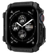 Калъф за Apple Watch 11/ 10 42mm, Spigen Rugged Armor Case, Черен (8)