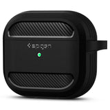 Противоударен Калъф за Apple AirPods 4, Spigen Rugged Armor Case, Черен (2)