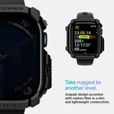 Калъф за Apple Watch 11/ 10 42mm, Spigen Rugged Armor Case, Черен (6)