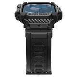 Калъф с Каишка за Apple Watch 11/ 10 42mm, Spigen Rugged Armor Pro Case, Черен (3)