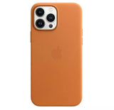 Оригинален Кожен Калъф за iPhone 13 Pro, Leather Magsafe Case MM193ZE/A, Оранжев (3)