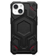 MagSafe Противоударен Калъф за iPhone 15, UAG Monarch Pro Kevlar Case, Черен (2)