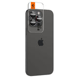 Протектор за Камерата на iPhone 16 Pro, Spigen EZ Fit Optik Pro Glass tR 2бр., Черен (5)