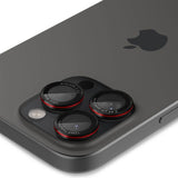 Протектор за Камерата на iPhone 16 Pro Max, Spigen EZ Fit Optik Pro Glass tR 2бр., Черен (7)