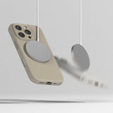 Magsafe Калъф за iPhone 16 Pro, Ringke Silicone Magnetic Case, Бежов (6)