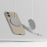 Magsafe Калъф за iPhone 16, Ringke Silicone Magnetic Case, Бежов (6)