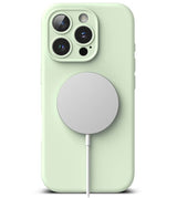 Magsafe Калъф за iPhone 16 Pro, Ringke Silicone Magnetic Case, Зелен (4)