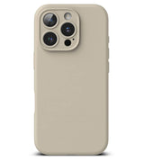 Magsafe Калъф за iPhone 16 Pro, Ringke Silicone Magnetic Case, Бежов (3)