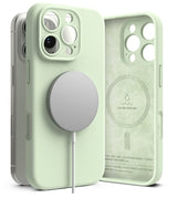 Magsafe Калъф за iPhone 16 Pro Max, Ringke Silicone Magnetic Case, Зелен