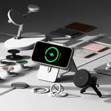 Magsafe Калъф за iPhone 16 Pro Max, Ringke Silicone Magnetic Case, Бежов (5)