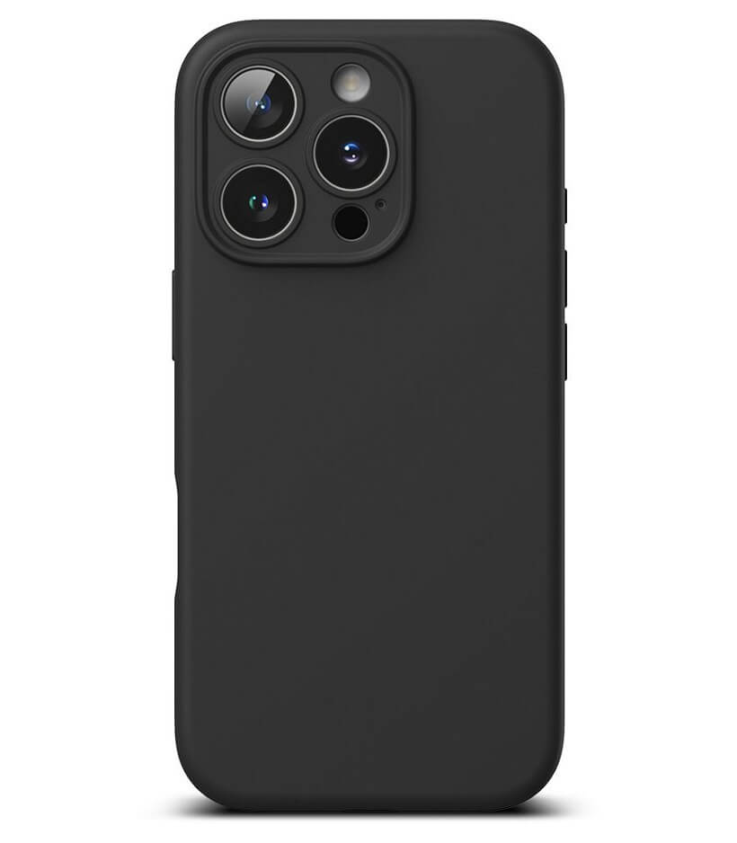 Magsafe Калъф за iPhone 16 Pro Max, Ringke Silicone Magnetic Case, Черен (3)