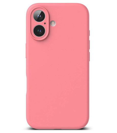 Magsafe Калъф за iPhone 16, Ringke Silicone Magnetic Case, Розов (3)
