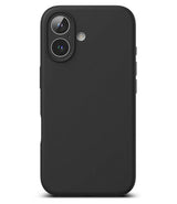 Magsafe Калъф за iPhone 16, Ringke Silicone Magnetic Case, Черен (3)
