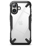 Противоударен Калъф за iPhone 16, Ringke Fusion X Case, Черен (3)