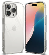 Противоударен Калъф за iPhone 16 Pro, Ringke Fusion Case, Прозрачен (2)