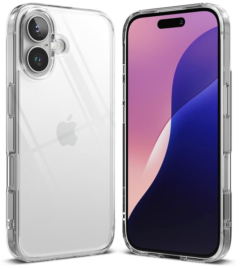 Противоударен Калъф за iPhone 16, Ringke Fusion Case, Прозрачен (2)