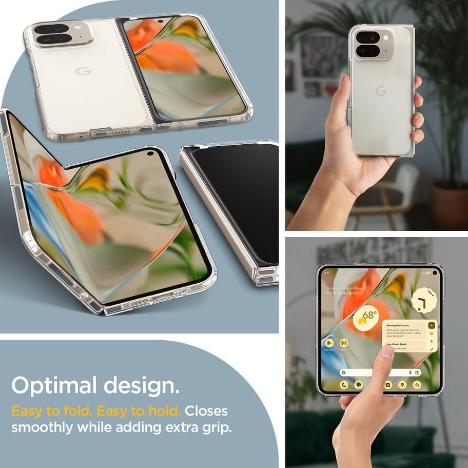 Хибриден Калъф за Google Pixel 9 Pro Fold, Spigen Ultra Hybrid Case, Прозрачен (12)