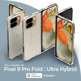 Хибриден Калъф за Google Pixel 9 Pro Fold, Spigen Ultra Hybrid Case, Прозрачен (9)