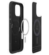 Magsafe Калъф за iPhone 16 Pro, Spigen Caseology Parallax, Черен (7)
