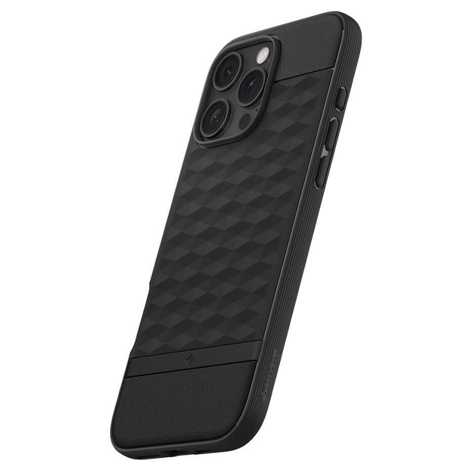 Magsafe Калъф за iPhone 16 Pro, Spigen Caseology Parallax, Черен (6)