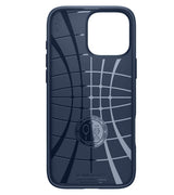 Противоударен Калъф за iPhone 16 Pro, Spigen Liquid Air Case, Син (3)